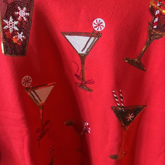 Ladies, state of mind sweatshirt, Red color new  size medium  24 pit - Picture 4 of 8